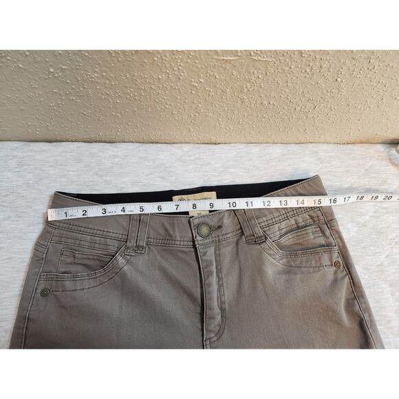 Democracy AB Technology Womens Gray Stretch Mid Rise Cotton Straight Jeans 10 - Picture 5 of 7